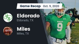 Recap: Eldorado  vs. Miles  2020
