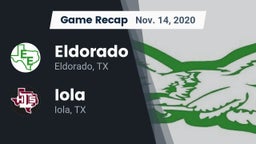 Recap: Eldorado  vs. Iola  2020