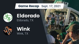 Recap: Eldorado  vs. Wink  2021