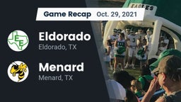 Recap: Eldorado  vs. Menard  2021