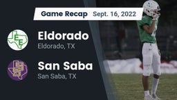 Recap: Eldorado  vs. San Saba  2022