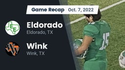 Recap: Eldorado  vs. Wink  2022