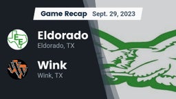 Recap: Eldorado  vs. Wink  2023