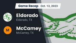 Recap: Eldorado  vs. McCamey  2023