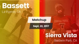 Matchup: Bassett vs. Sierra Vista  2017