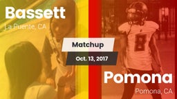 Matchup: Bassett vs. Pomona  2017