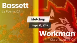 Matchup: Bassett vs. Workman  2019