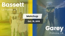 Matchup: Bassett vs. Garey  2019