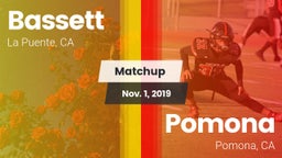 Matchup: Bassett vs. Pomona  2019