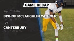 Recap: Bishop McLaughlin Catholic  vs. Canterbury  2016