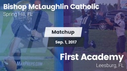 Matchup: Bishop McLaughlin Ca vs. First Academy  2017