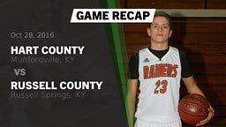 Recap: Hart County  vs. Russell County  2016