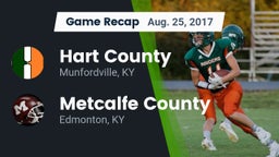Recap: Hart County  vs. Metcalfe County  2017