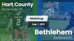 Matchup: Hart County vs. Bethlehem  2017