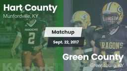 Matchup: Hart County vs. Green County  2017