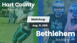 Matchup: Hart County vs. Bethlehem  2018
