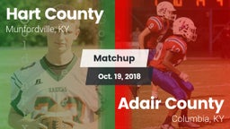 Matchup: Hart County vs. Adair County  2018
