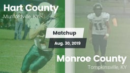 Matchup: Hart County vs. Monroe County  2019