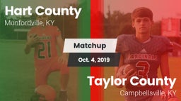 Matchup: Hart County vs. Taylor County  2019