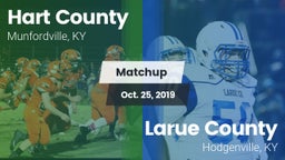 Matchup: Hart County vs. Larue County  2019