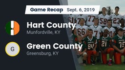 Recap: Hart County  vs. Green County  2019