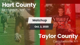 Matchup: Hart County vs. Taylor County  2020