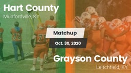 Matchup: Hart County vs. Grayson County  2020