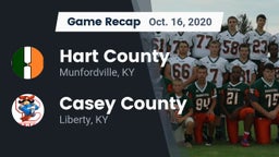 Recap: Hart County  vs. Casey County  2020