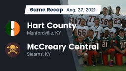 Recap: Hart County  vs. McCreary Central  2021