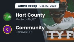 Recap: Hart County  vs. Community  2021