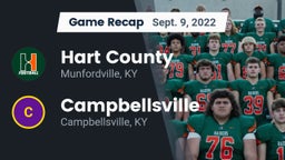 Recap: Hart County  vs. Campbellsville  2022