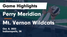 Perry Meridian  vs Mt. Vernon Wildcats Game Highlights - Oct. 8, 2022