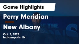 Perry Meridian  vs New Albany  Game Highlights - Oct. 7, 2023