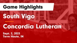 South Vigo  vs Concordia Lutheran  Game Highlights - Sept. 2, 2023