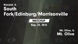Matchup: South vs. Mt. Olive  2016