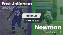 Matchup: East Jefferson vs. Newman  2017