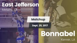 Matchup: East Jefferson vs. Bonnabel  2017