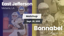 Matchup: East Jefferson vs. Bonnabel  2018