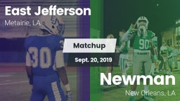 Matchup: East Jefferson vs. Newman  2019