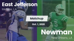 Matchup: East Jefferson vs. Newman  2020