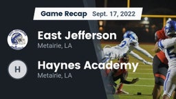 Recap: East Jefferson  vs. Haynes Academy  2022