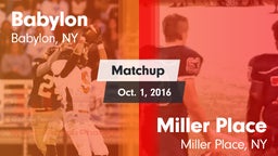 Matchup: Babylon vs. Miller Place  2015