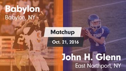 Matchup: Babylon vs. John H. Glenn  2015