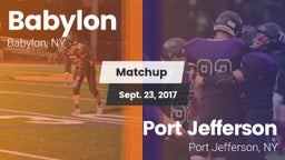 Matchup: Babylon vs. Port Jefferson  2017