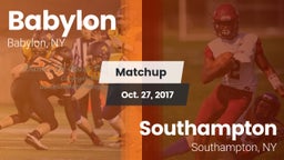 Matchup: Babylon vs. Southampton  2017