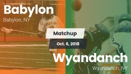 Matchup: Babylon vs. Wyandanch  2018