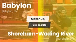 Matchup: Babylon vs. Shoreham-Wading River  2018