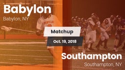 Matchup: Babylon vs. Southampton  2018