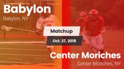 Matchup: Babylon vs. Center Moriches  2018