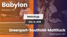 Matchup: Babylon vs. Greenport-Southold-Mattituck  2019